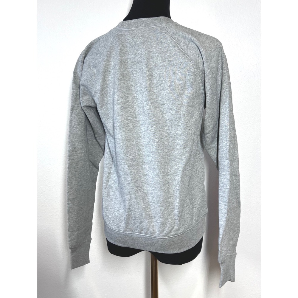 Everlane 100% Human French‎ Terry Sweatshirt Gray XS Graphic Pullover Crew Neck - Picture 3 of 6